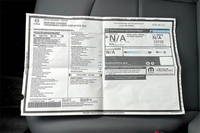 2026 RAM Ram 5500 Chassis Cab RAM 5500 TRADESMAN CHASSIS CREW CAB 4X4 84' CA