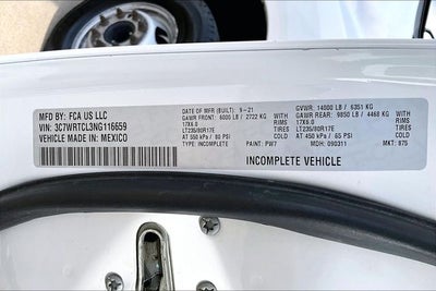 2022 RAM 3500 Chassis Tradesman/SLT/Laramie/Limited