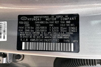 2022 Hyundai Tucson Hybrid Limited