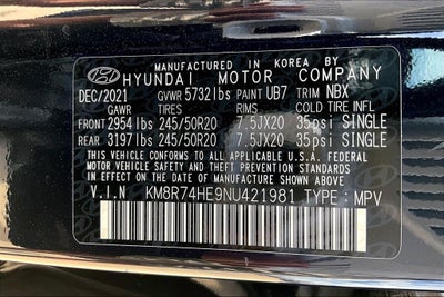 2022 Hyundai Palisade Calligraphy
