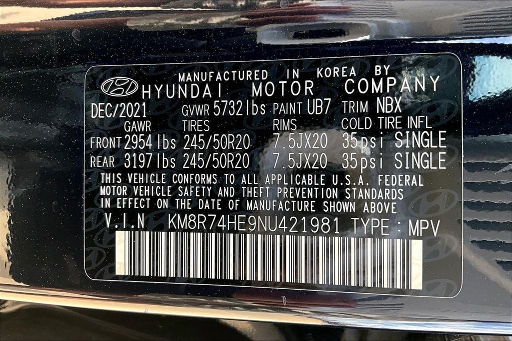 2022 Hyundai Palisade Calligraphy